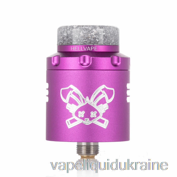 Vape Liquid Ukraine Hellvape DEAD RABBIT V3 24mm RDA Purple